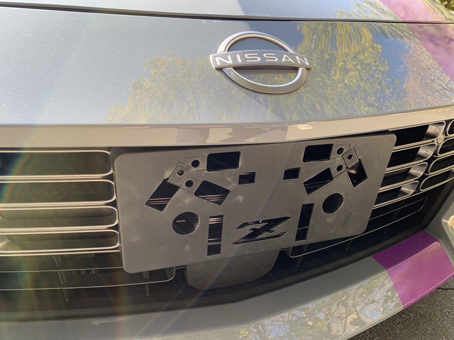 Side offset license plate holder?! -  - Nissan 350Z and 370Z  Forum Discussion