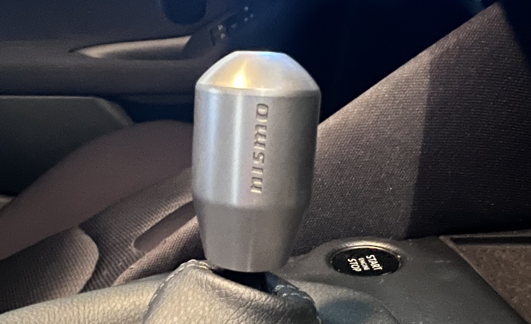 Finally….installed my Nismo GT Titanium gear knob!